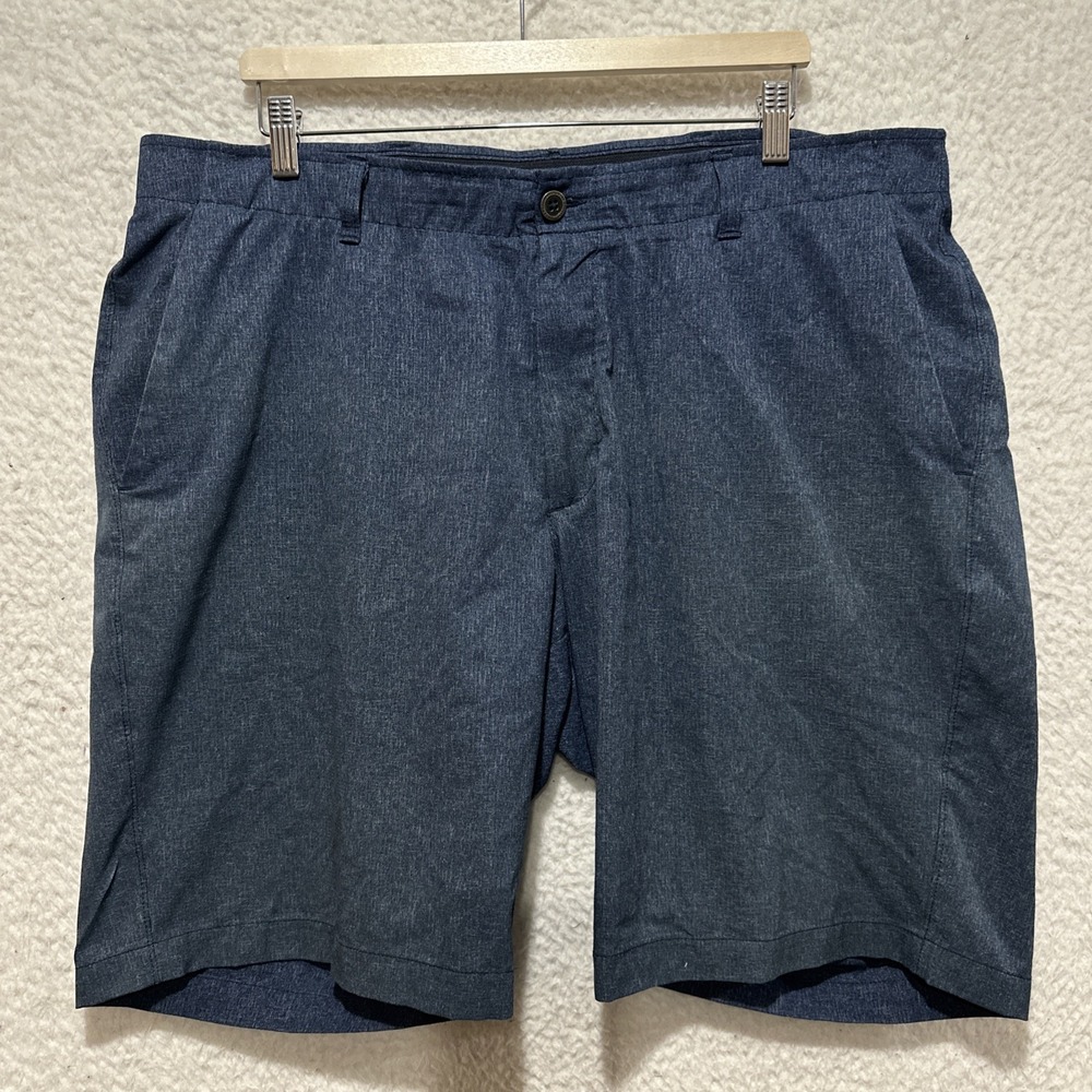 Under Armour Heatgear Shorts Men's Size 42 Blue UA Match Play Golf Belt Loops